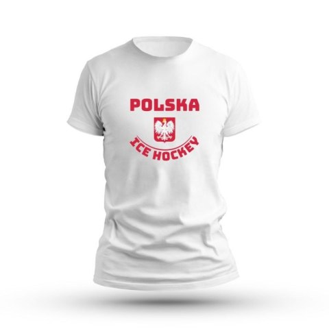 Koszulka Polska Ice Hockey Jr SREBPLICE-RD-12