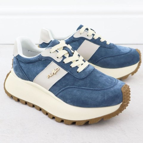 Buty Filippo na grubej platformie W DP6785 PAW637B