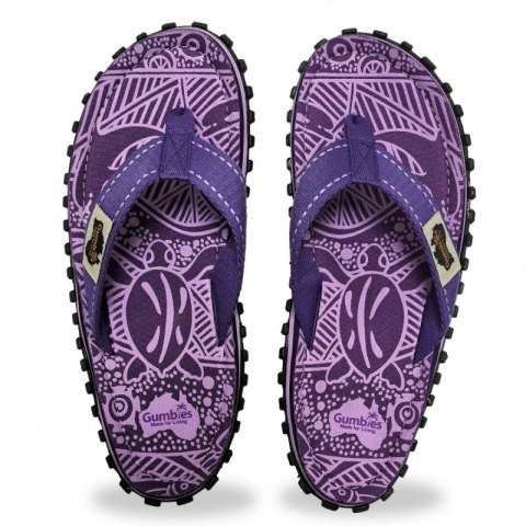 Japonki Gumbies Islander Flip-Flops Unisex Purple Signature GU-FFISL151