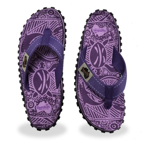 Japonki Gumbies Islander Flip-Flops Unisex Purple Signature GU-FFISL151