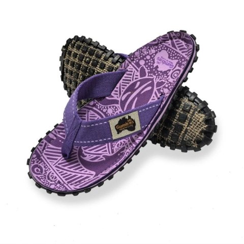 Japonki Gumbies Islander Flip-Flops Unisex Purple Signature GU-FFISL151