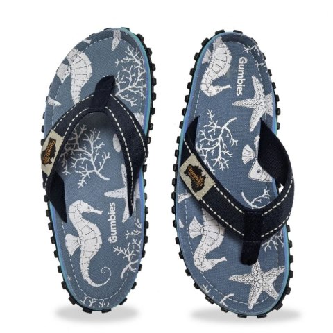 Japonki Gumbies Islander Flip-Flops Unisex Seahorse GU-FFISL152