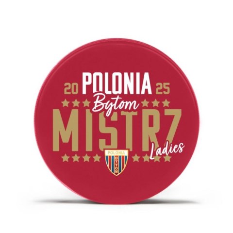 Krążek hokejowe Polonia Bytom 14 Mistrz RED WMN Ltd SREBKRMSPR