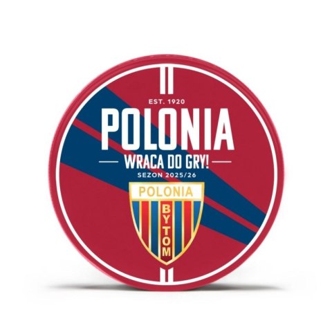 Krążek hokejowe Polonia Bytom Wracamy do Gry RED Ltd SREBKR-POWRR