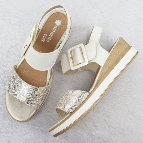 Sandały na koturnie Remonte W D6453-61 RKR646B