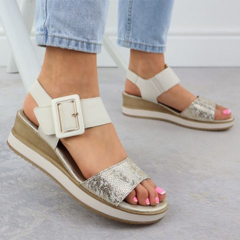 Sandały na koturnie Remonte W D6453-61 RKR646B