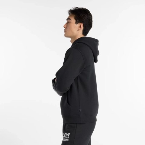 Bluza New Balance Sport Graphic Fleece Hoodie BK M MT51941BK