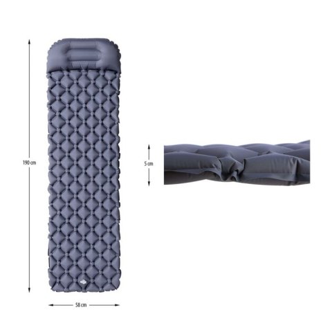 Mata turystyczna z pompką Nils Camp NC4006 - 5 cm 15-05-028