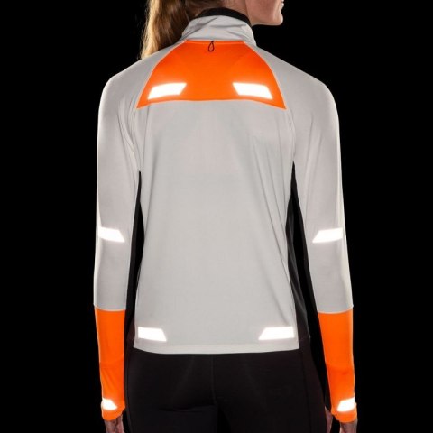 Bluza do biegania Run Visible 1/2 zip 2.0 W 221686167