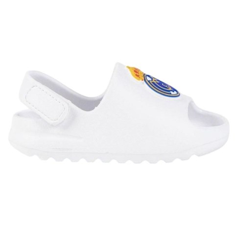 Sandały Real Madryt beach pool flip flops white eva Jr 2300006792B