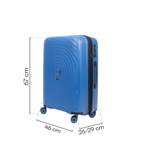 Walizka SwissBags Echo 67 cm 17786 morski
