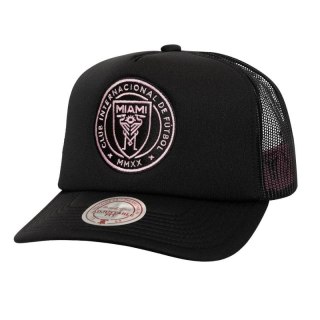 Czapka z daszkiem Mitchell & Ness Inter Miami CF Trucker HT10070-IMCBLCK
