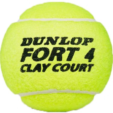 Piłki do tenisa ziemnego Dunlop Fort Clay Court 4szt 601613