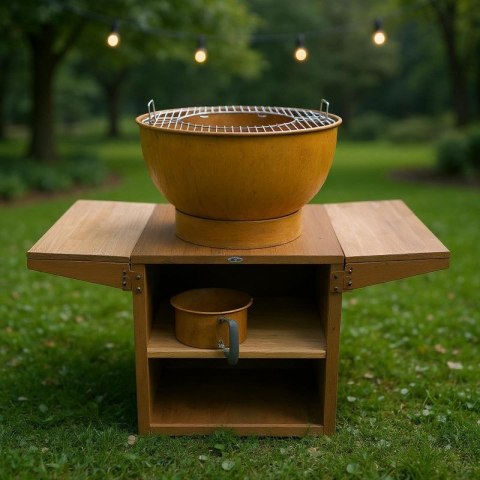 Kuchnia ogrodowa Heat KJOK HBBQ.006R rdzawy