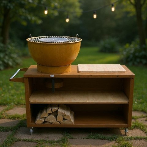 Kuchnia ogrodowa Heat Trolle HBBQ.005R rdzawy