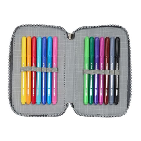Piórnik z wyposażeniem Real Madryt double filled pencil case 28 pcs 412554854