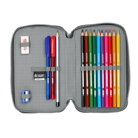 Piórnik z wyposażeniem Real Madryt double filled pencil case 28 pcs 412554854