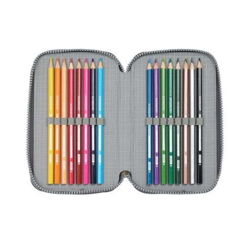 Piórnik z wyposażeniem Real Madryt triple filled pencil case 37 pcs 412524857