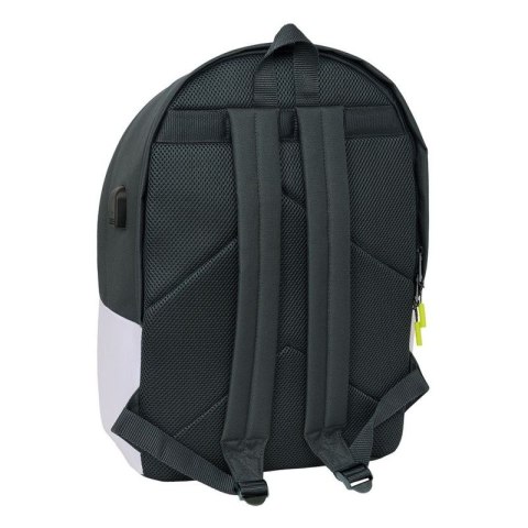 Plecak sportowy Real Madryt z USB i z miejscem na laptopa double backpack 612554820