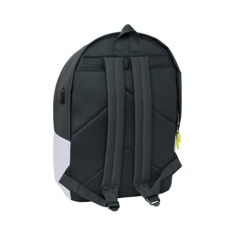 Plecak sportowy Real Madryt z USB i z miejscem na laptopa double backpack 612554820