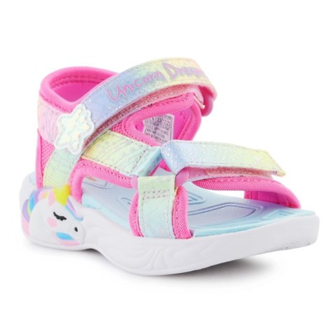 Sandały Skechers S-Lights Unicorn Dreams Sandal-Majestic Bliss Jr 302682N-PKMT