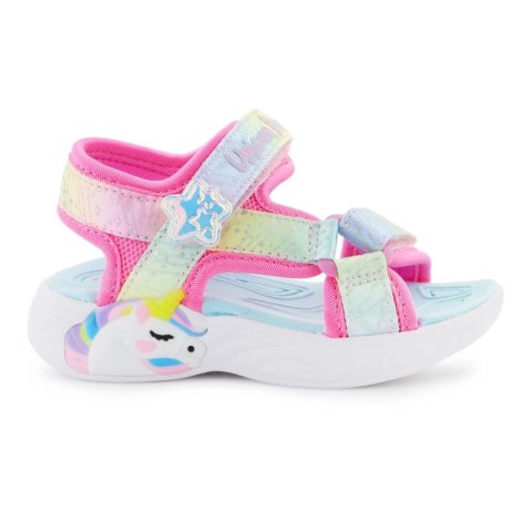 Sandały Skechers S-Lights Unicorn Dreams Sandal-Majestic Bliss Jr 302682N-PKMT