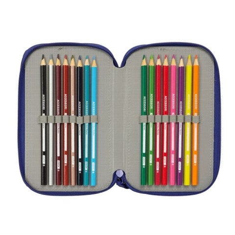 Piórnik z wyposażeniem FC Barcelona triple filled pencil case 36 PCS 412529857