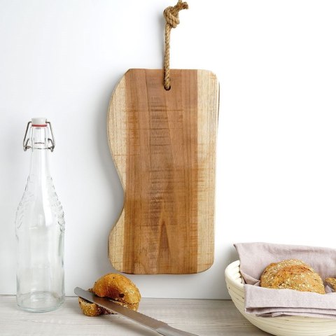 Deska do krojenia serwowania drewniana 35x18,5x2 cm