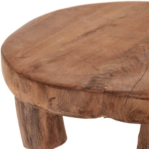 Deska drewniana okrągła taca na nóżkach do serwowania podstawka naturalna 20 cm