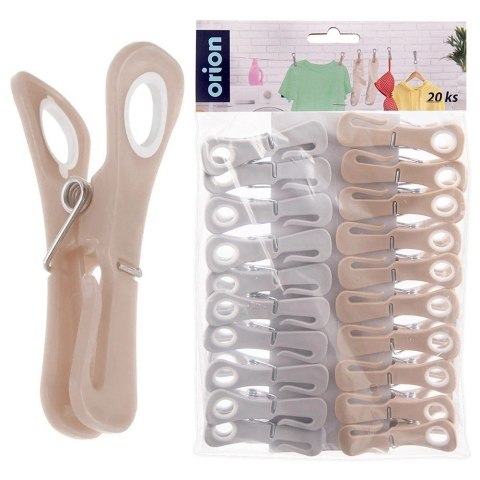 Klamerki na pranie plastikowe 20 szt.