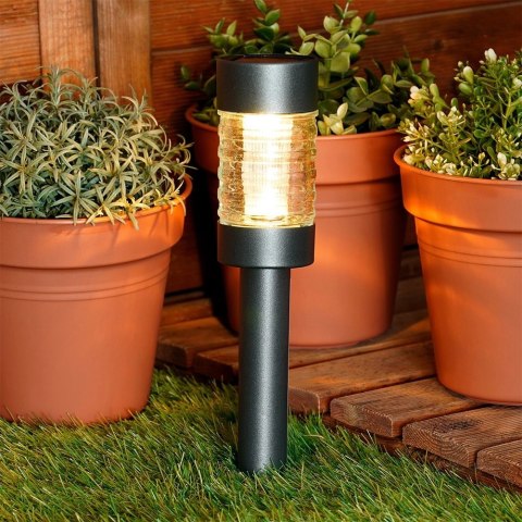 Lampka ogrodowa solarna LED wbijana 27 cm