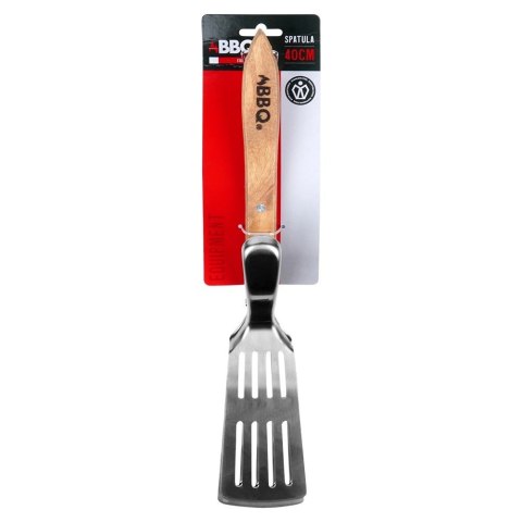 Łopatka do grilla i szczypce 2w1 stalowa 40 cm