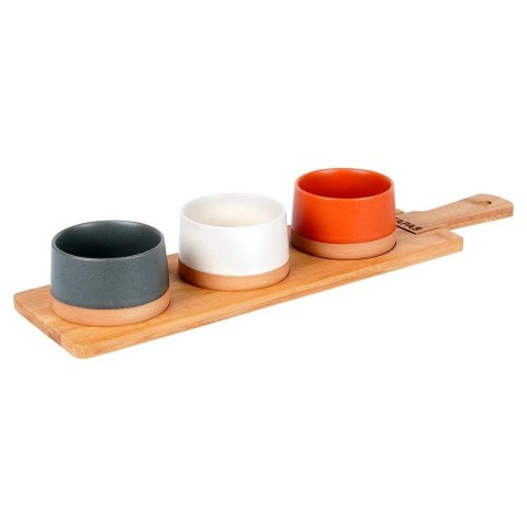 Miseczki na Przekąski Przystawki Ceramiczne EXCELLENT HOUSEWARE 48 cm 4 el.