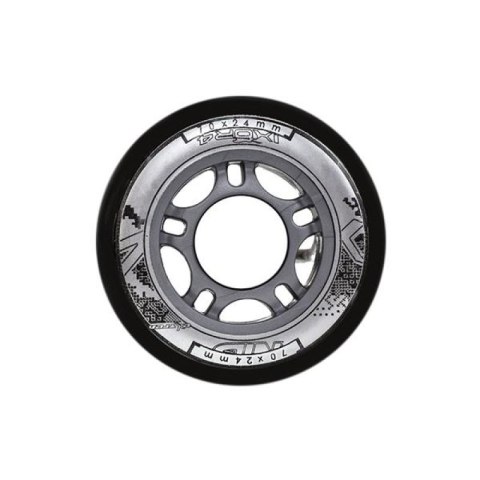 PU 70x24 82A CZARNE KÓŁKA (4 szt.) NILS EXTREME