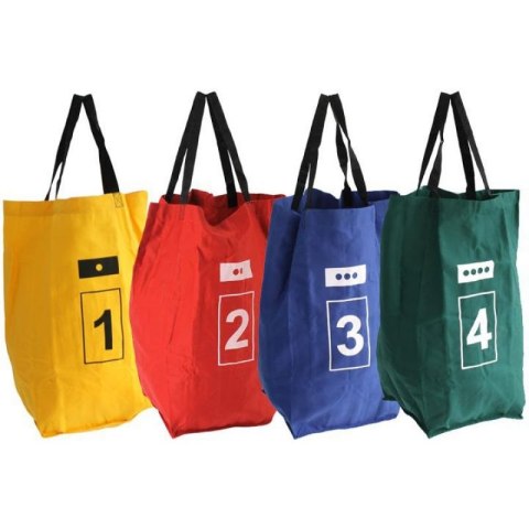 Worki do skakania z uchwytami i numerami