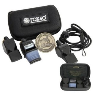 Zestaw sędziowski FOX 3 gwizdki + etui 6906-0500