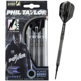 Rzutki Target Power 8 Zero Black Titanium 19g Soft