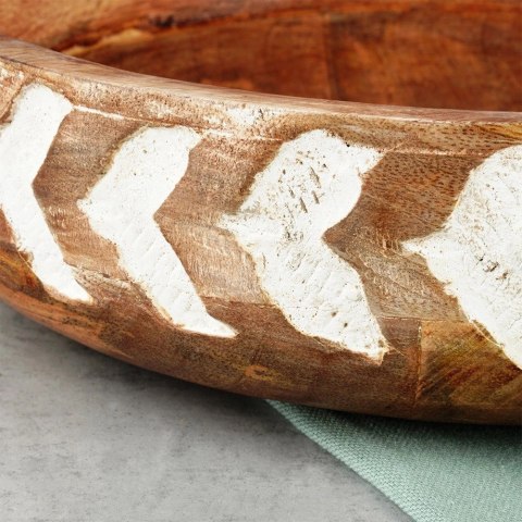 Miska Stołowa Drewniana do Podawania Serwowania na Owoce ORION 24 cm, 1,3 l