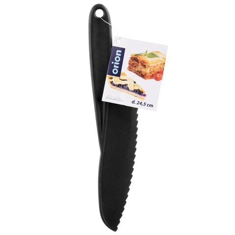 Nóż do ciasta z ząbkami czarny BLACKLINE 24,5 cm