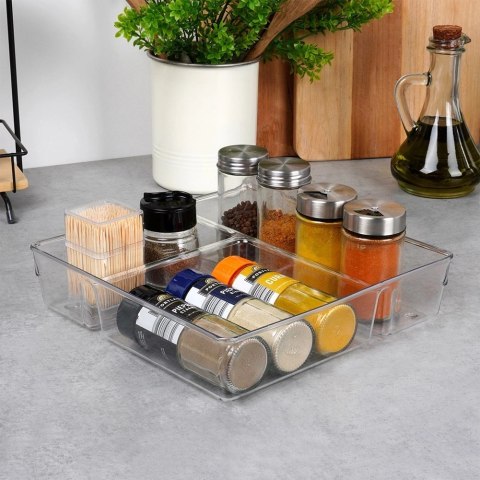 Organizer do szuflady z przegródkami 23x23x5,5 cm