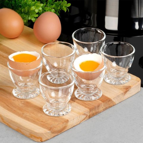 Podstawka na jajko szklana 6 szt.