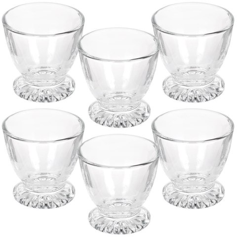 Podstawka na jajko szklana 6 szt.