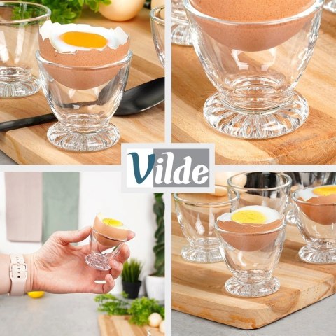 Podstawka na jajko szklana 6 szt.