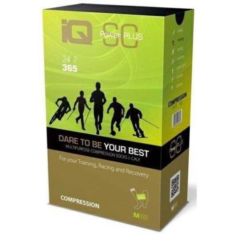 IQ KPL Skarpety + Opaski Kompresyjne Running SC Power Plus XL COM-0033