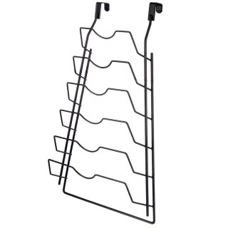 Wieszak na pokrywki metalowy czarny RADKA