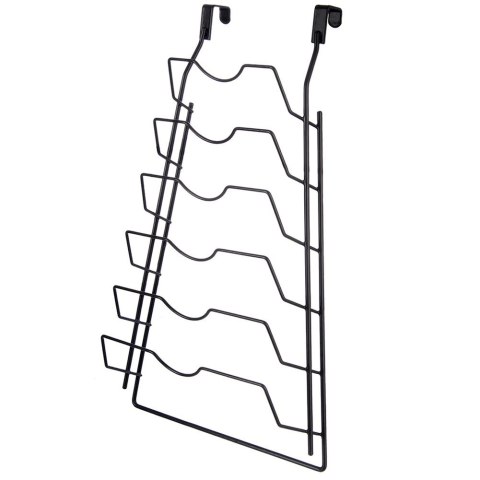 Wieszak na pokrywki metalowy czarny RADKA