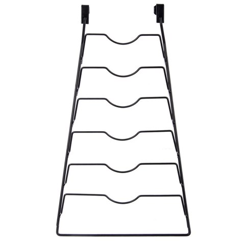 Wieszak na pokrywki metalowy czarny RADKA