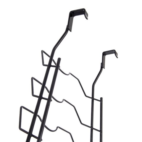 Wieszak na pokrywki metalowy czarny RADKA