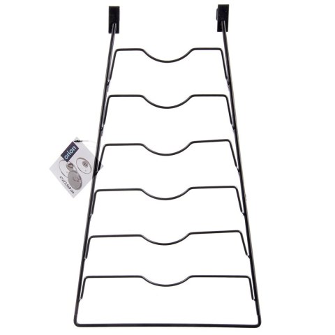 Wieszak na pokrywki metalowy czarny RADKA