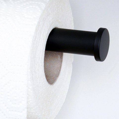 Wieszak na ręcznik papierowy stalowy czarny